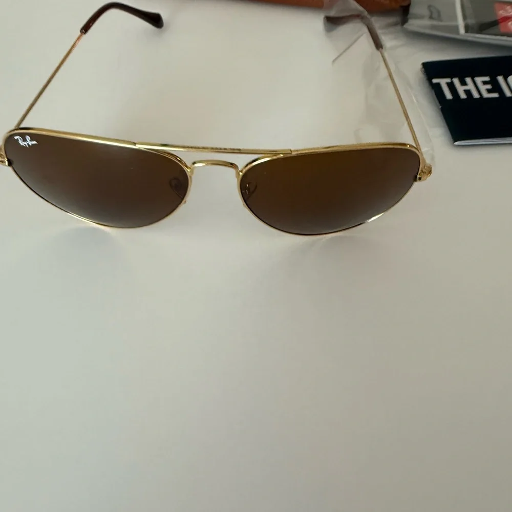 Ray-Ban Aviator Sunglasses RB3026 Large 62-14mm 001/33 Gold Made In Italy Unisex